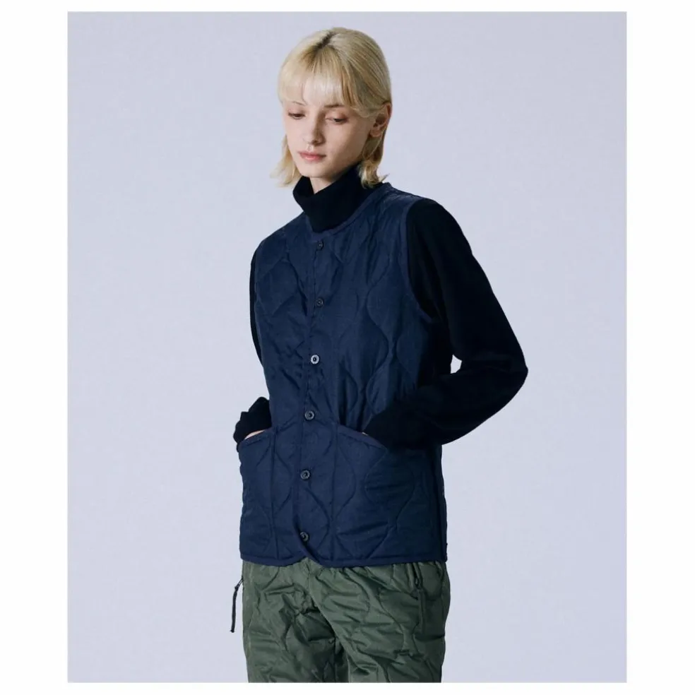 Veste Sans Manches Military Unisexe | Bleu marine