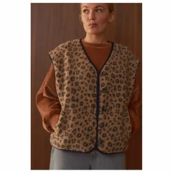 Veste Sans Manches Néo Léopard - Collection Femme | Camel