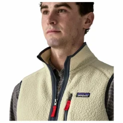 Veste Sans Manches Retro Pile Fibres Recyclées | Naturel