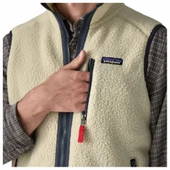 Veste Sans Manches Retro Pile Fibres Recyclées | Naturel