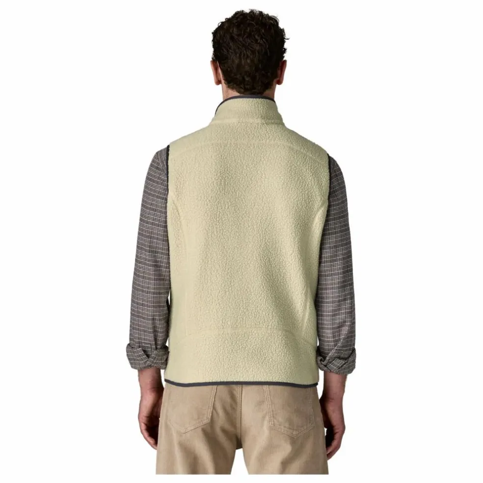 Veste Sans Manches Retro Pile Fibres Recyclées | Naturel
