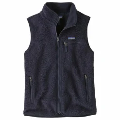 Veste Sans Manches Retro Pile Fibres Recyclées | Bleu marine