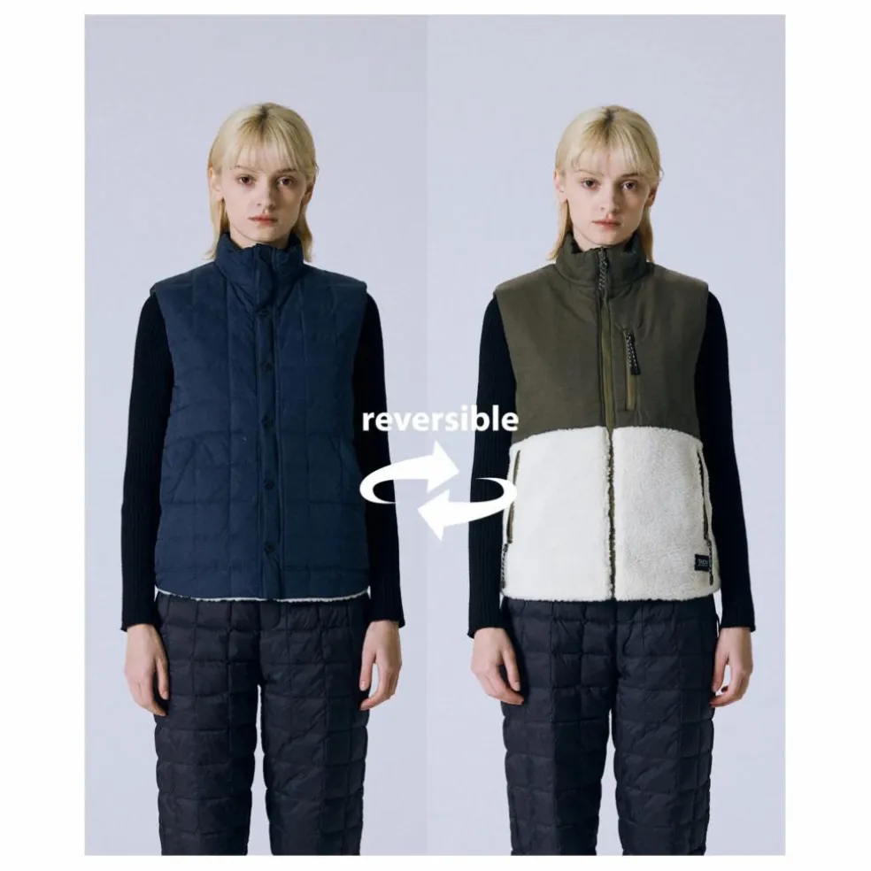Veste Sans Manches Réversible Mountain Unisexe | Bleu marine