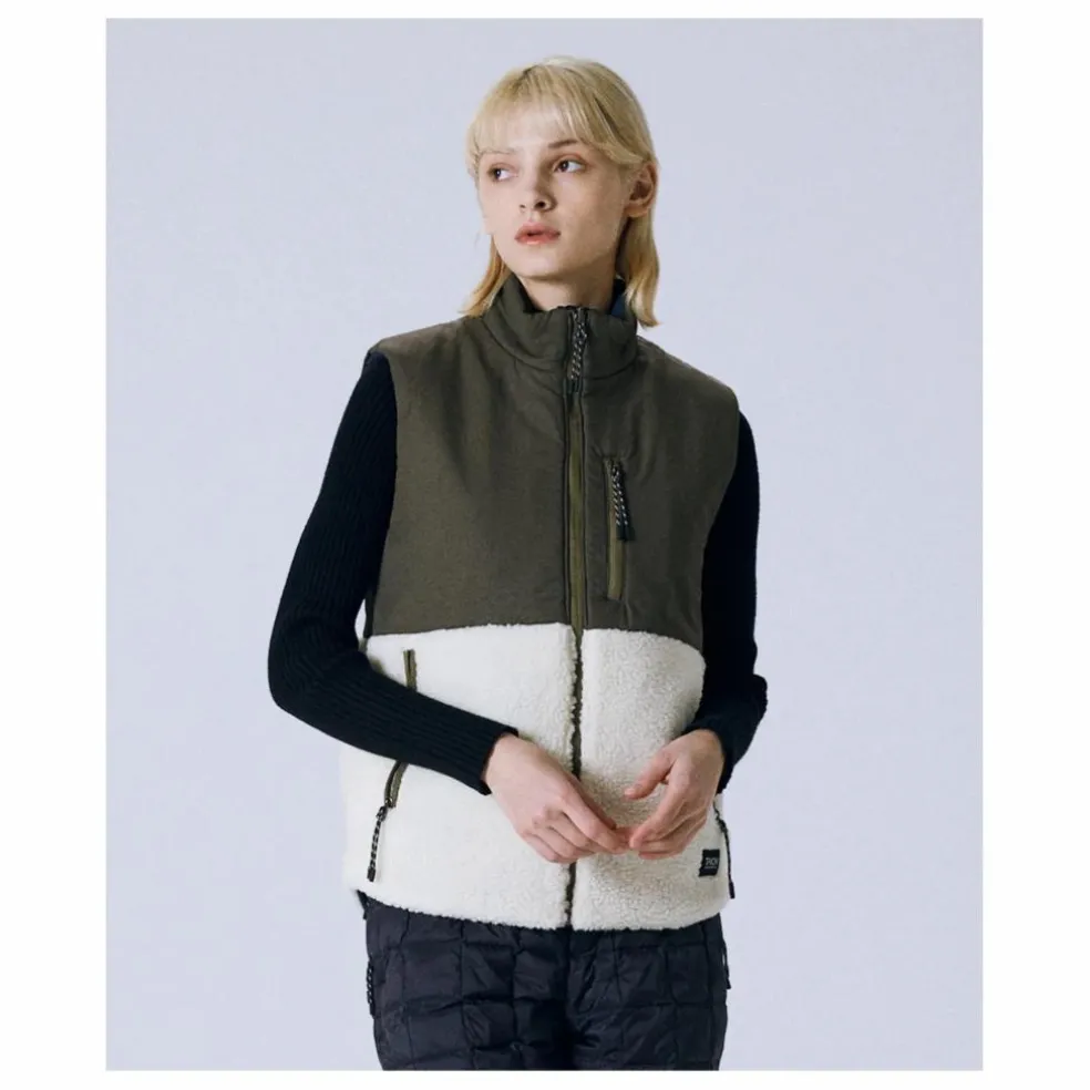 Veste Sans Manches Réversible Mountain Unisexe | Bleu marine