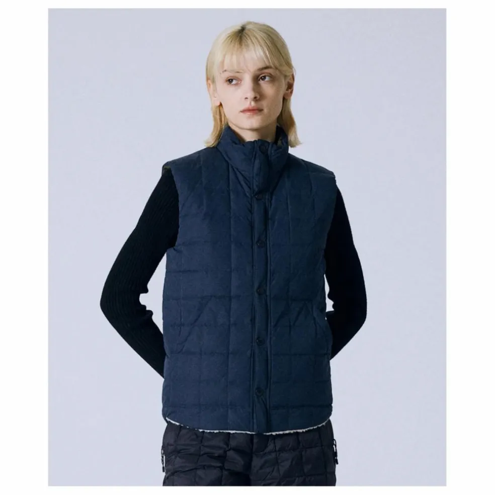 Veste Sans Manches Réversible Mountain Unisexe | Bleu marine