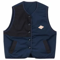 Veste Sans Manches Réversible Georgina | Bleu marine