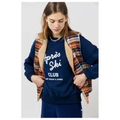 Veste Sans Manches Réversible Ginger Carreaux | Orange