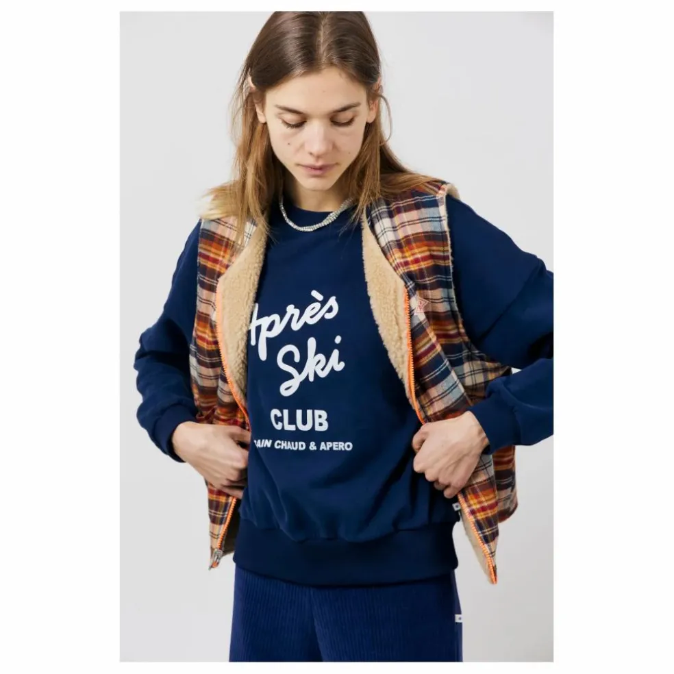 Veste Sans Manches Réversible Ginger Carreaux | Orange