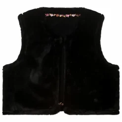 Veste Sans Manches Réversible Renée Velours - Collection Femme | Noir