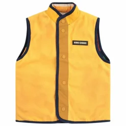 Veste Sans Manches Réversible Fibres Recyclées | Jaune
