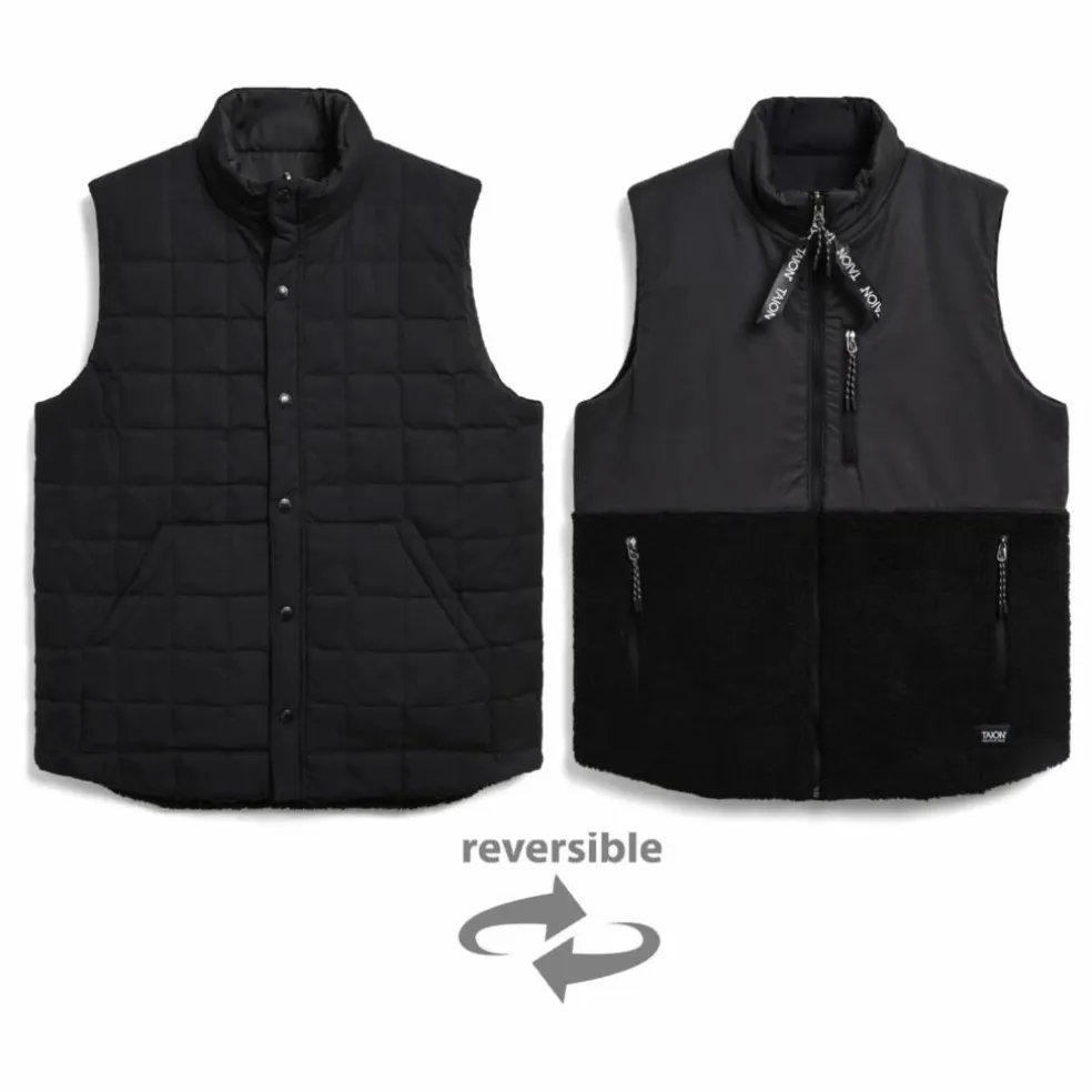 Veste Sans Manches Réversible Mountain Unisexe | Noir