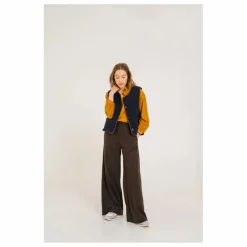 Veste Sans Manches Salyna Laine Vierge | Bleu marine