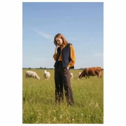 Veste Sans Manches Salyna Laine Vierge | Bleu marine