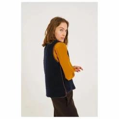 Veste Sans Manches Salyna Laine Vierge | Bleu marine