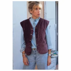 Veste Sans Manches Simona - Collection Femme | Prune