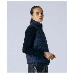 Veste Sans Manches Unisexe Reversible Boa Down | Bleu marine - Ecru