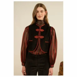 Veste Sans Manches Vienna Velours Côtelé | Marron