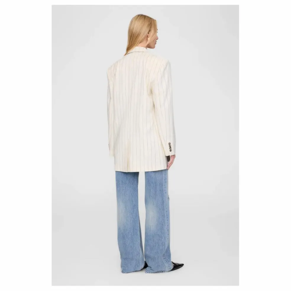 Veste Sara Rayée | Crème