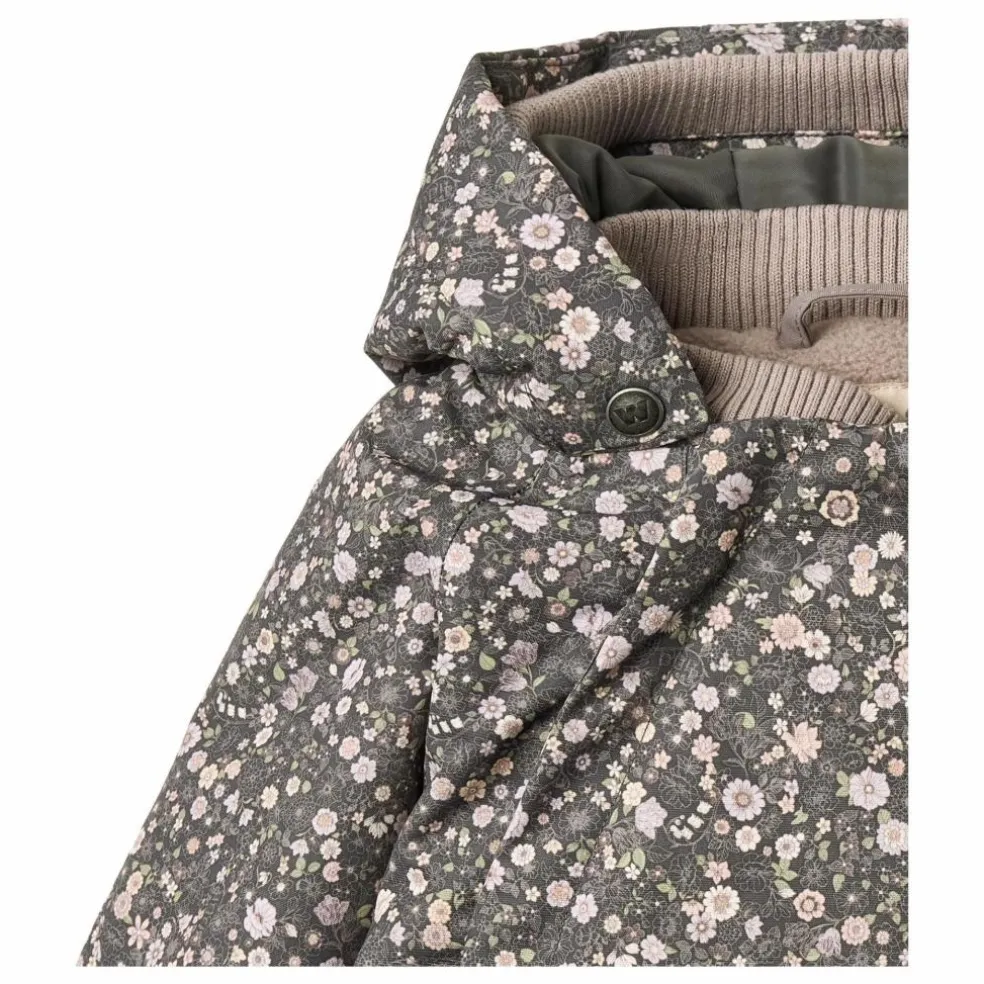 Veste Sascha Fleurie Fibres Recyclées | Gris foncé