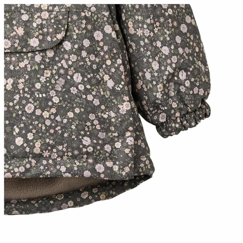 Veste Sascha Fleurie Fibres Recyclées | Gris foncé