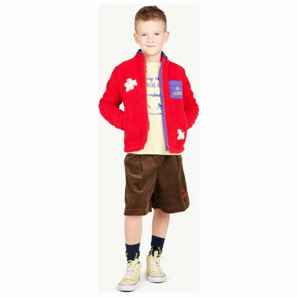 Veste Sherpa Shrew Fibres Recyclées | Rouge