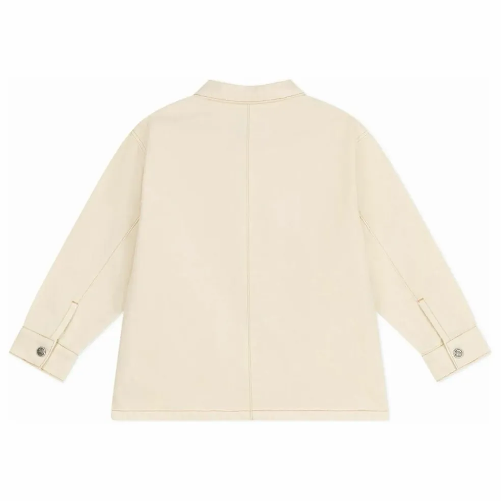 Veste Surpiqures Cœur | Ecru