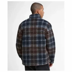 Veste Tartan Zippée | Bleu nuit
