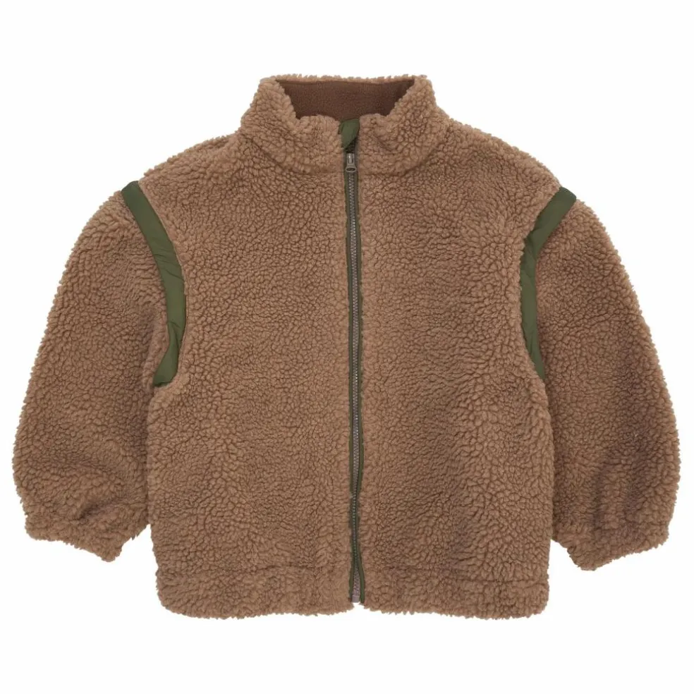 Veste Teddy Manches Amovibles | Beige