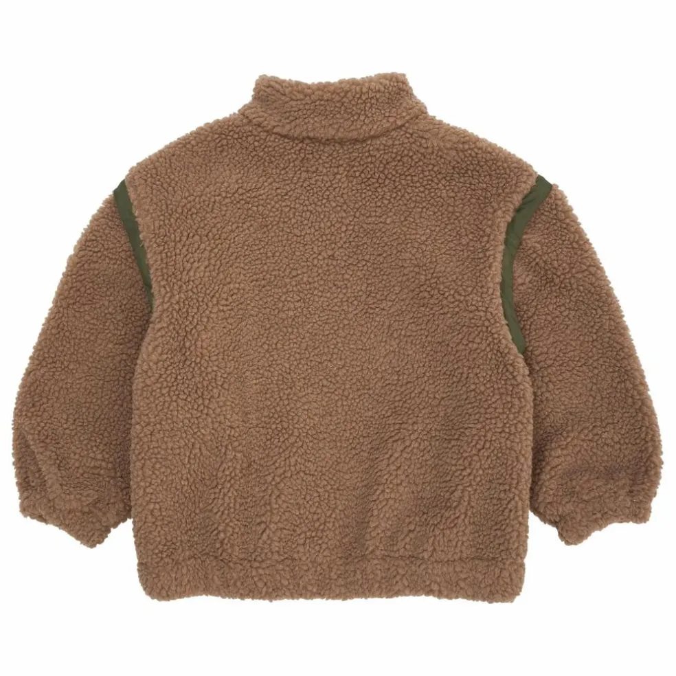 Veste Teddy Manches Amovibles | Beige