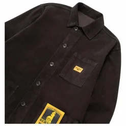 Veste Velours Coverall Coton Bio | Noir