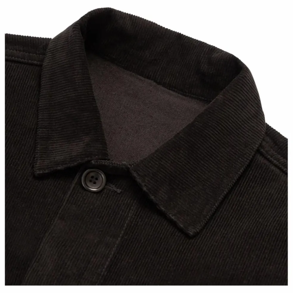 Veste Velours Coverall Coton Bio | Noir