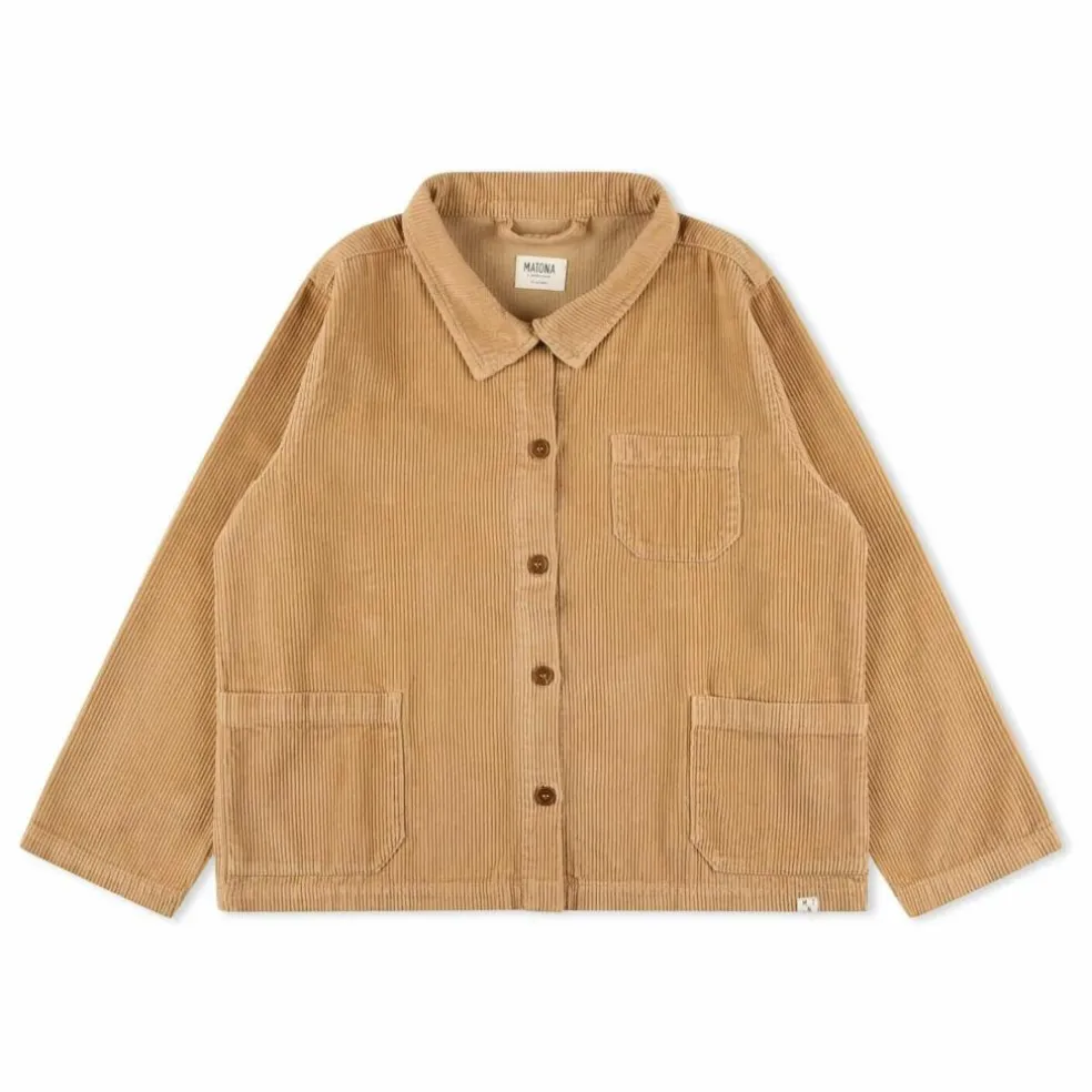 Veste Velours Côtelé Coton Bio | Camel