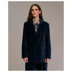 Veste Viaregio Rayée | Bleu