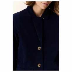 Veste Vivianne Velours Côtelé Coton Bio | Bleu marine
