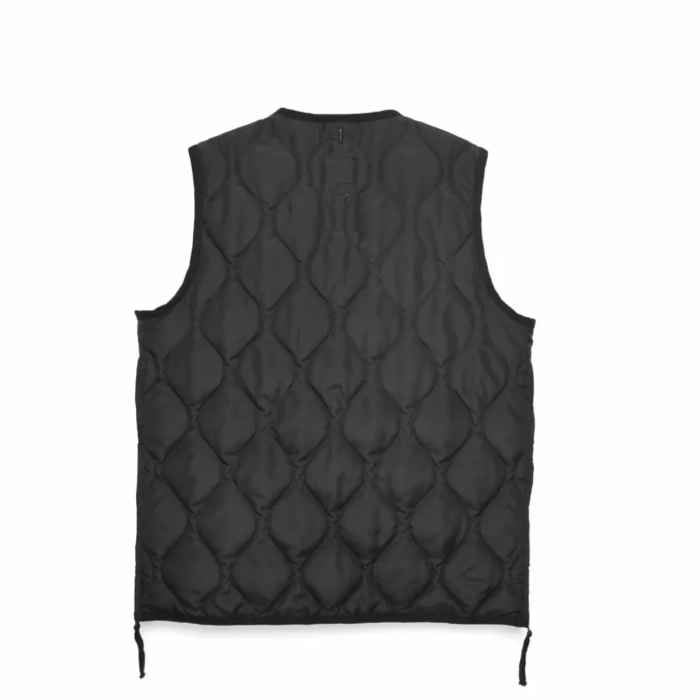 Veste Zippée Sans Manches Military Unisexe | Noir