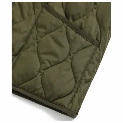 Veste Zippée Sans Manches Matelassée Military | Vert olive