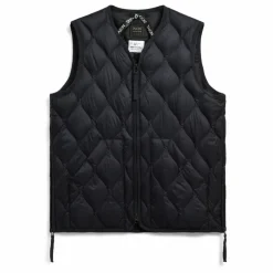 Veste Zippée Sans Manches Military Unisexe Nylon | Noir