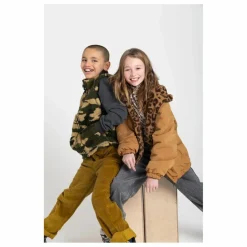 Veste Zippée sans manches Sherpa | Vert kaki