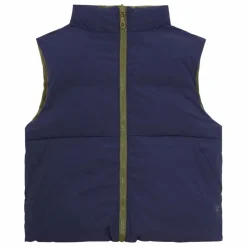 Veste Zippée sans manches réversible | Vert kaki