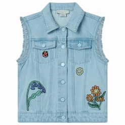 Vestes Sans Manches Jean | Bleu
