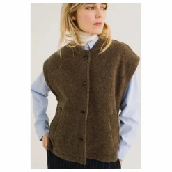 Vestes Sans Manches Sonny Laine Vierge | Marron
