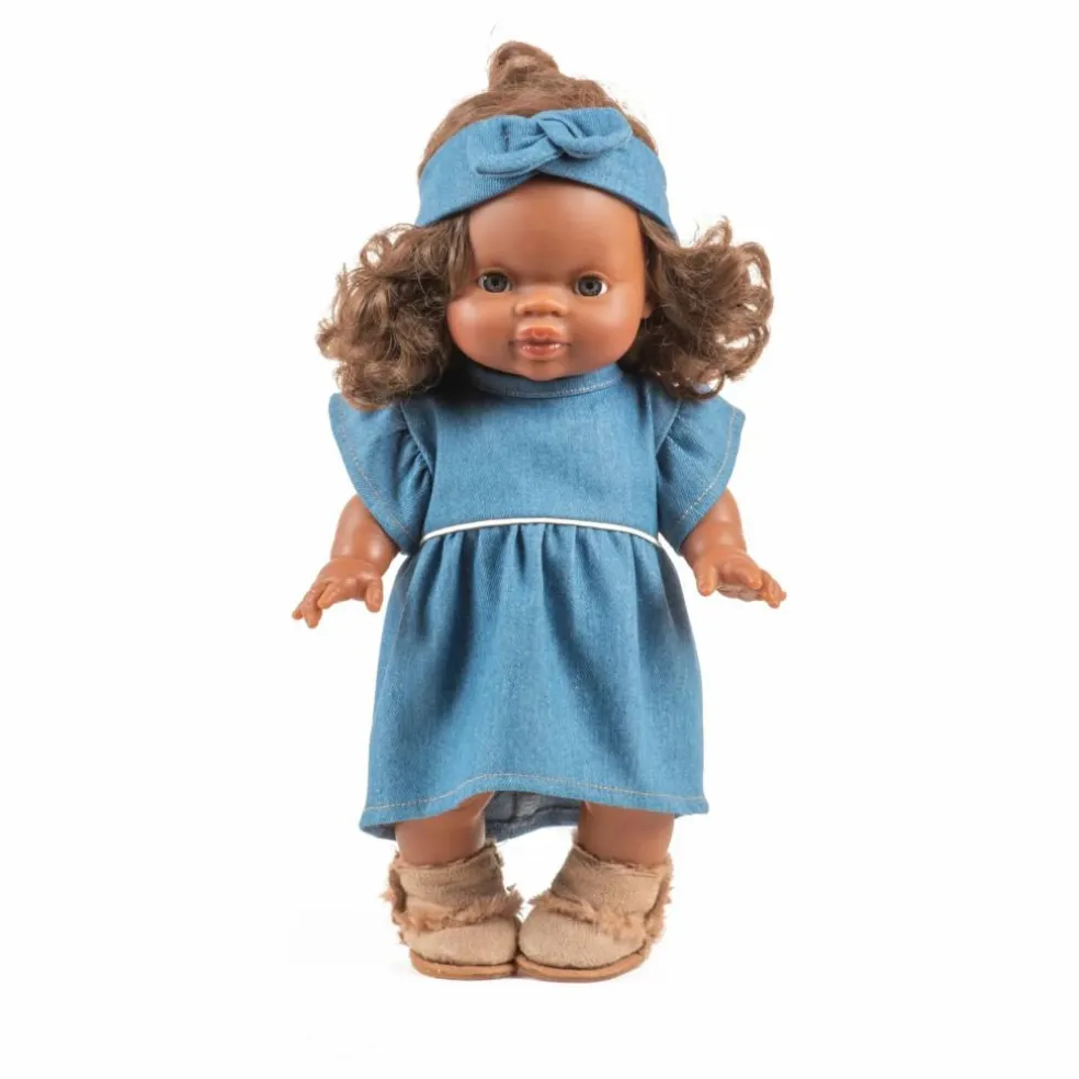 Vestiaire poupée - Robe Daisy et headband gaze de coton | Denim