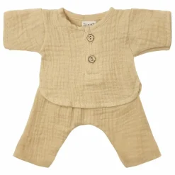 Vestiaire poupon - Ensemble Andrea gaze de coton | Latte