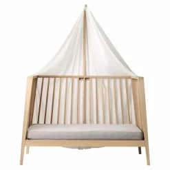 Voile de lit bébé Linea | Blanc