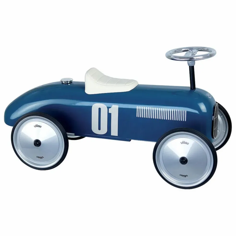Voiture porteur métal | Bleu pétrole