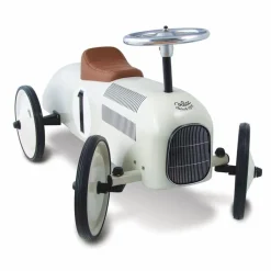 Voiture porteur métal | Ecru