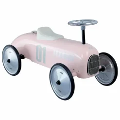 Voiture porteur métal | Rose pâle