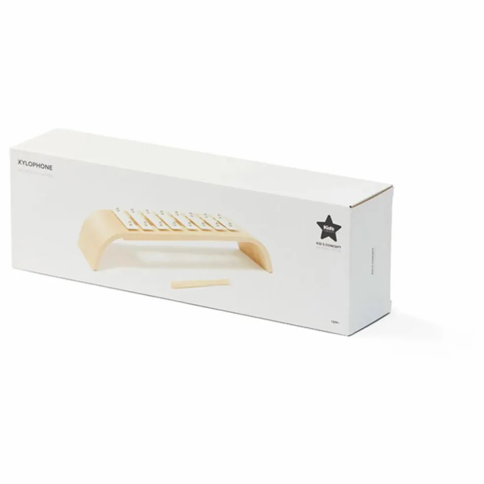 Xylophone en bois | Blanc